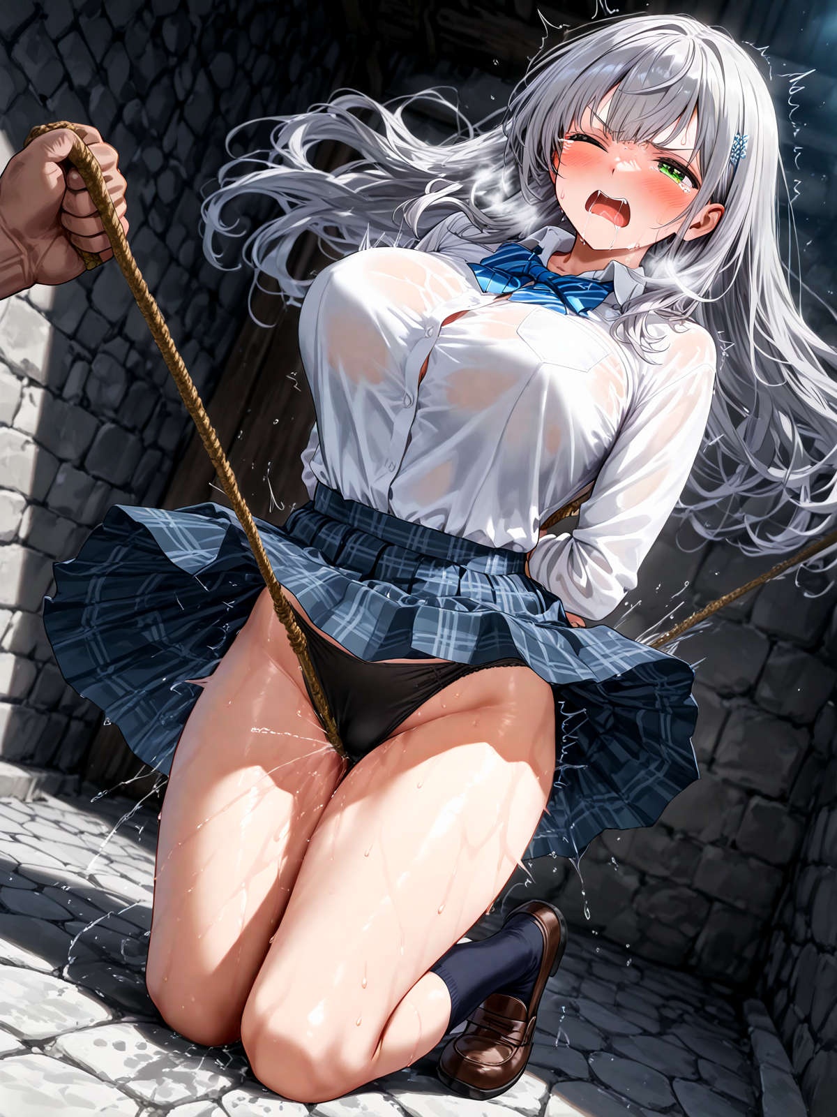 白〇ノエル制服 媚薬ロープえっち 合計172枚