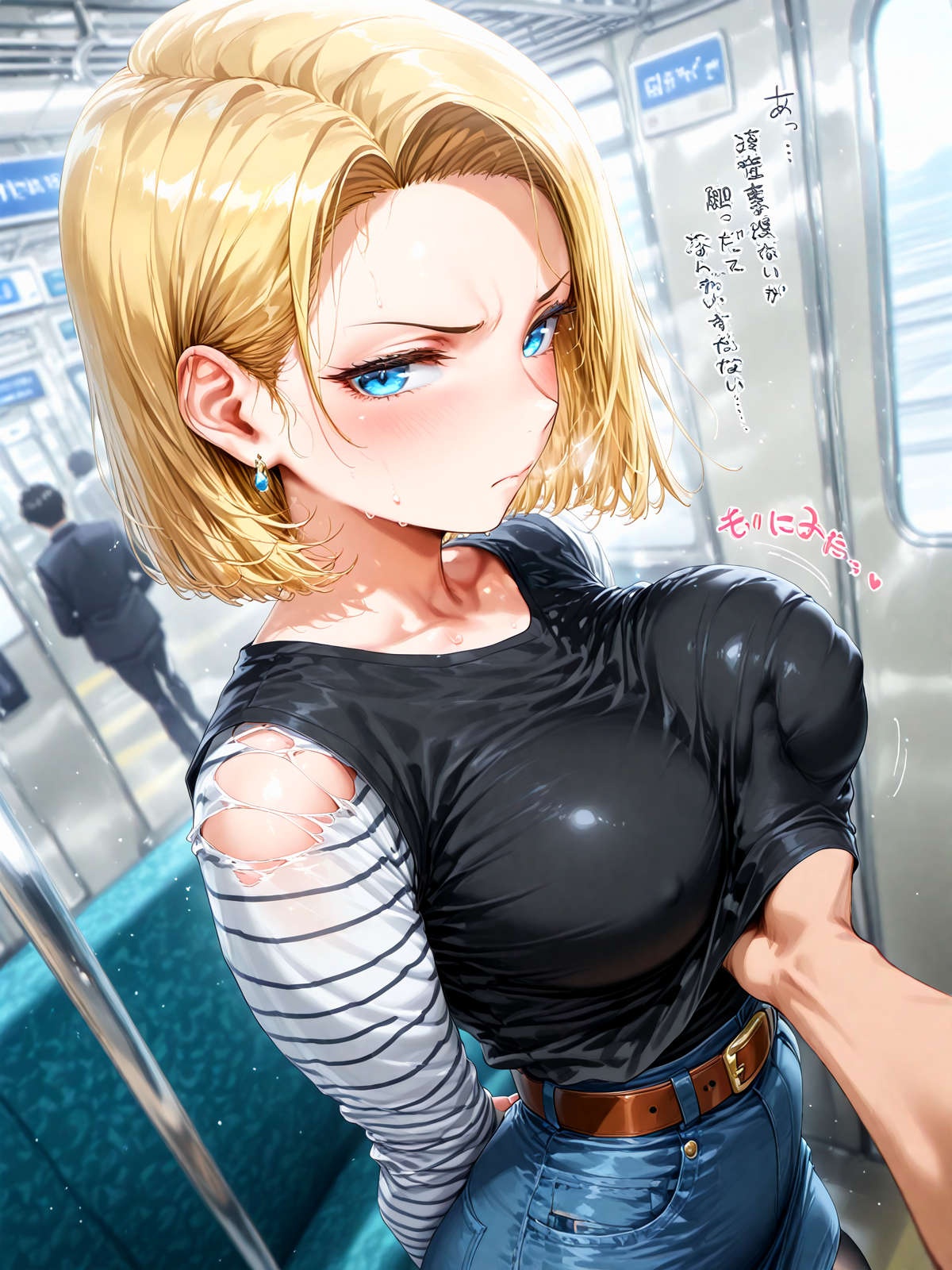 人〇人間18号 痴漢えっち2 合計164枚