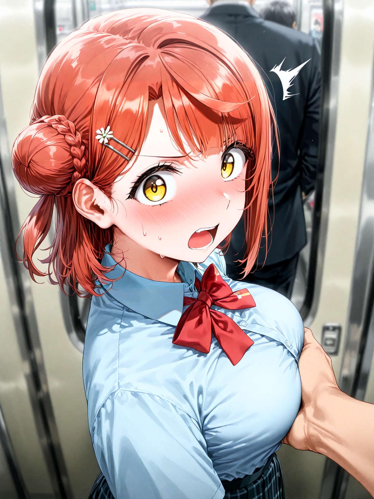 上〇歩夢 痴漢えっち2 合計165枚