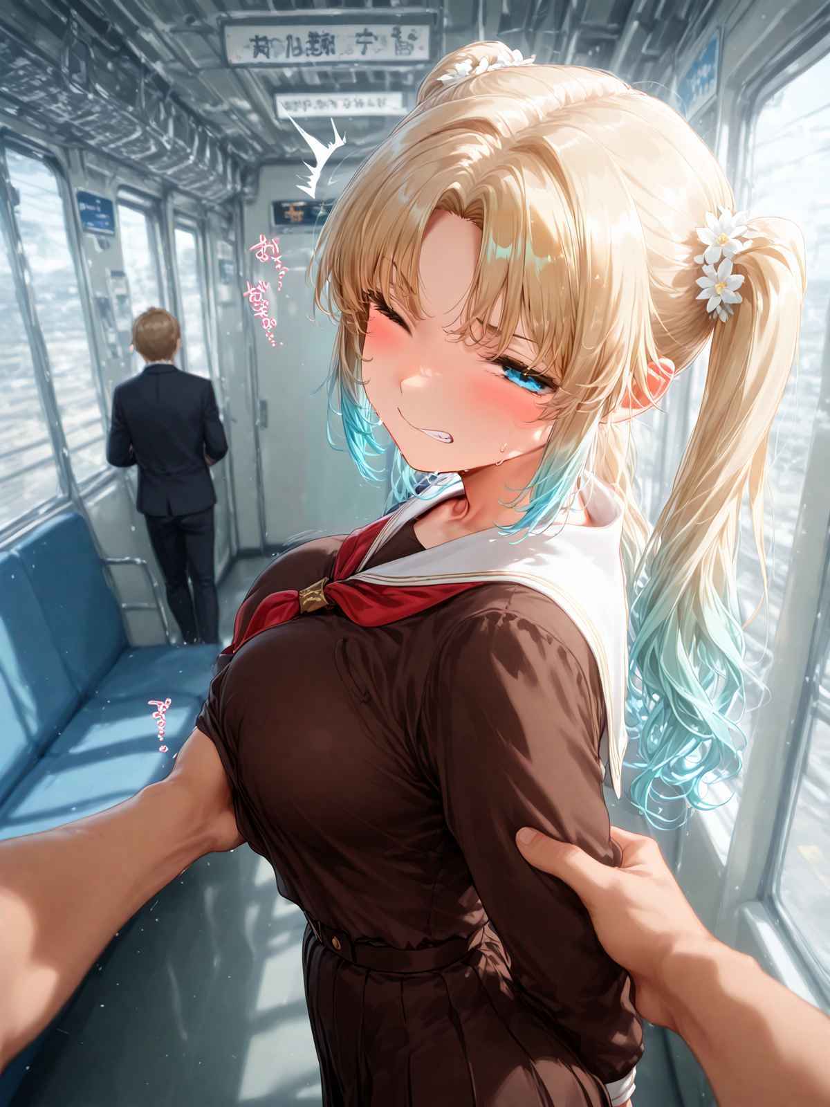 大〇瑠璃乃 痴漢えっち2 合計148枚 サンプル 5