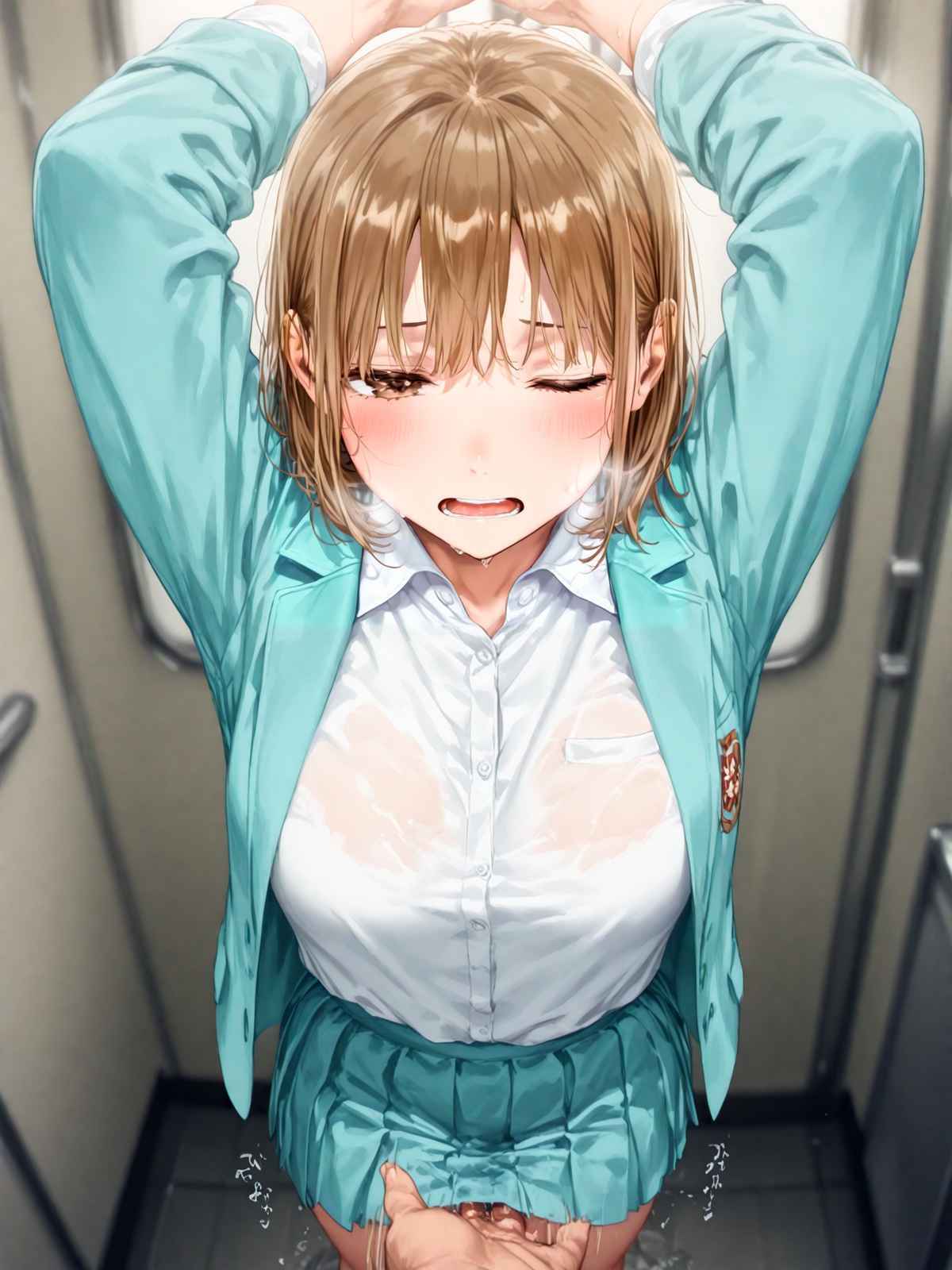 鹿野千夏 痴漢えっち2（9枚目）