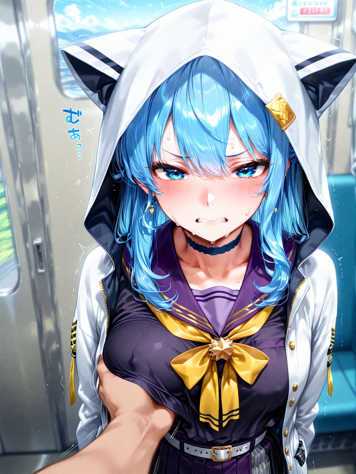 星〇すいせい制服 痴漢えっち2 合計152枚